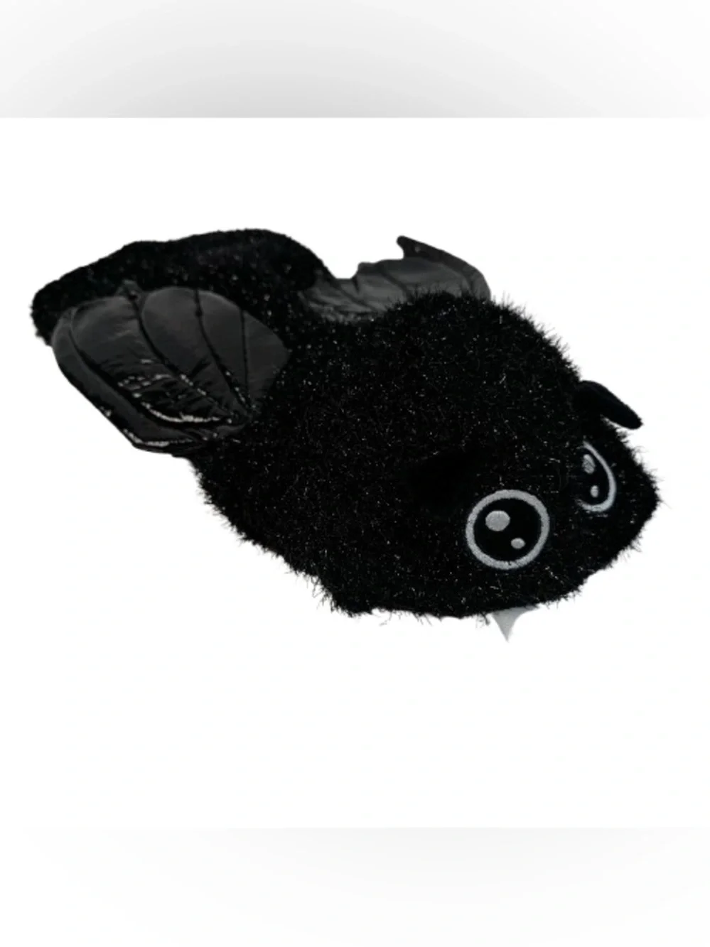 Black Fuzzy Bat Costume for Dog